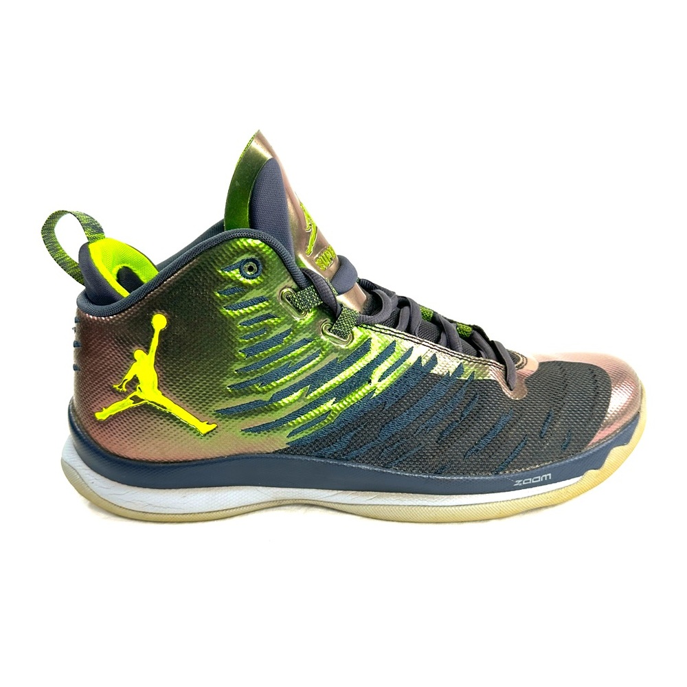 Nike Jordan Super Fly 5 Men Size 13 Dark Grey Volt Anthracite Shoe